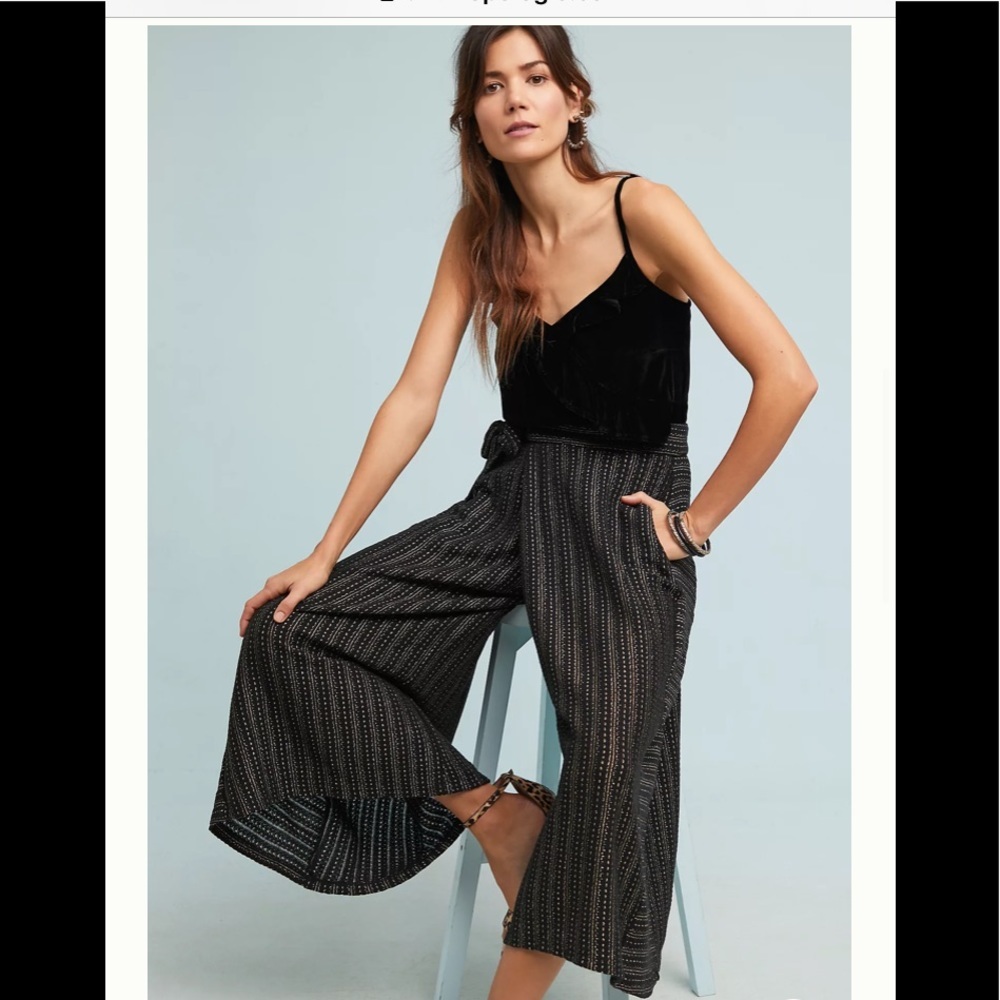 Anthropologie Eva Franco Blake Striped Wide pants